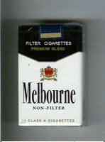 Melbourne Non-Filter Premium Blend cigarettes soft box