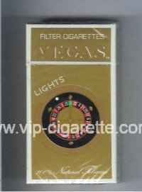 Vegas Lights 100s Cigarettes hard box