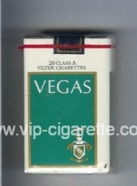 Vegas Cigarettes white and green soft box