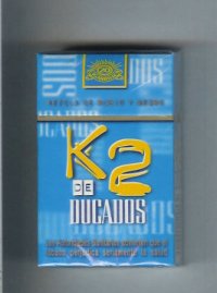 K2 De Ducados cigarettes hard box
