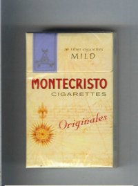 Montecristo Originales Mild cigarettes hard box
