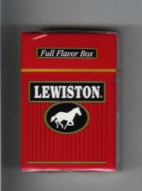 Lewiston Full Flavor Box cigarettes hard box