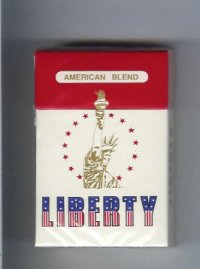 Liberty American Blend cigarettes hard box