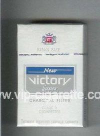 Victory New Super Charcoal Filter King Size cigarettes hard box  Victory New Super Charcoal Filter King Size cigarettes hard box