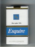 Esquire Ultra Lights 100s cigarettes soft box