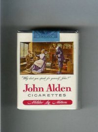 John Alden cigarettes soft box