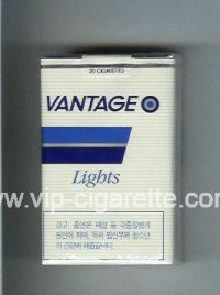Vantage Lights Cigarettes soft box