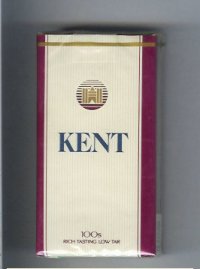 Kent 100s cigarettes soft box