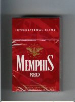 Memphis Red International Blend cigarettes hard box