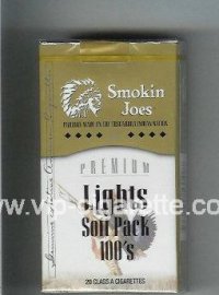 Smokin Joes Premium Lights Soft Pack 100s cigarettes soft box