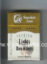 Smokin Joes Premium Lights Box Kings cigarettes hard box