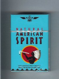 Natural American Spirit Regular blue cigarettes hard box  Natural American Spirit Regular blue cigarettes hard box
