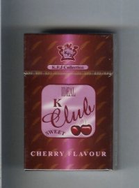 K Club Ideal Sweet Cherry Flavour cigarettes hard box