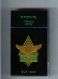 Maverick Specials Menthol Box 100s black and gold and green cigarettes hard box