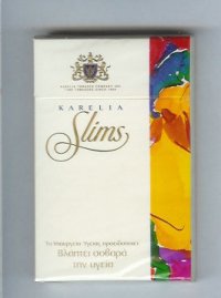 Karelia Slims 100s cigarettes hard box
