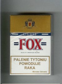 Fox Lights Quality American Blend cigarettes hard box