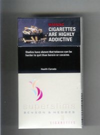 Benson and Hedges Superslims cigarettes