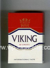 Viking Blondes International Taste cigarettes hard box  Viking Blondes International Taste cigarettes hard box