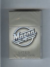 Magna Lites grey cigarettes hard box