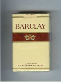 Barclay Filter cigarettes Switzerland
