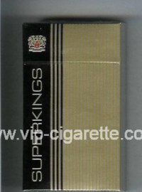 Superkings gold and black 100s Cigarettes hard box