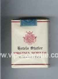 Virginia Rounds Hotels Statler cigarettes soft box  Virginia Rounds Hotels Statler cigarettes soft box