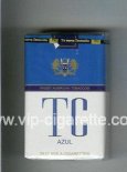 TC Azul cigarettes soft box  TC Azul cigarettes soft box
