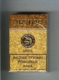 Nestor Lights cigarettes hard box  Nestor Lights cigarettes hard box