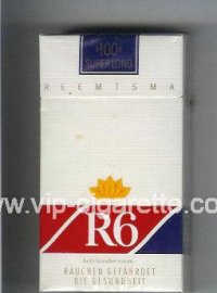 R6 Reemtsma 100s cigarettes hard box