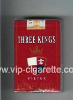 Three Kings Filter cigarettes red soft box