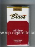 The Brave Full Flavor 100s Premium Blend cigarettes soft box