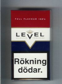Level Full Flavour 100s cigarettes hard box