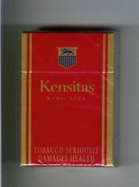 Kensitas cigarettes hard box