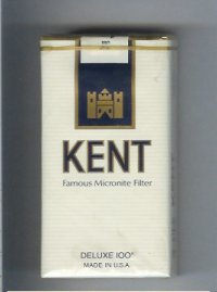 Kent Famous Micronite Filter 100s cigarettes soft box
