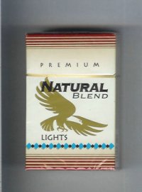 Natural Blend Premium Lights cigarettes hard box  Natural Blend Premium Lights cigarettes hard box