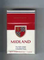 Midland American Blend Filter King cigarettes hard box