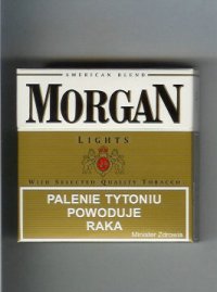 Morgan Lights American Blend 25 cigarettes hard box