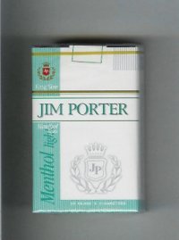 Jim Porter Menthol Lights King Size cigarettes soft box