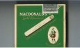 Macdonald's Gold Standard Export Finest Virginia Leaf green cigarettes wide flat hard box  Macdonald's Gold Standard Export Finest Virginia Leaf green cigarettes wide flat hard box